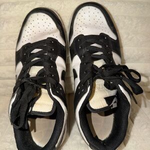 Nike Dunk Low Black White “Panda” Sneakers Women’s Size 10